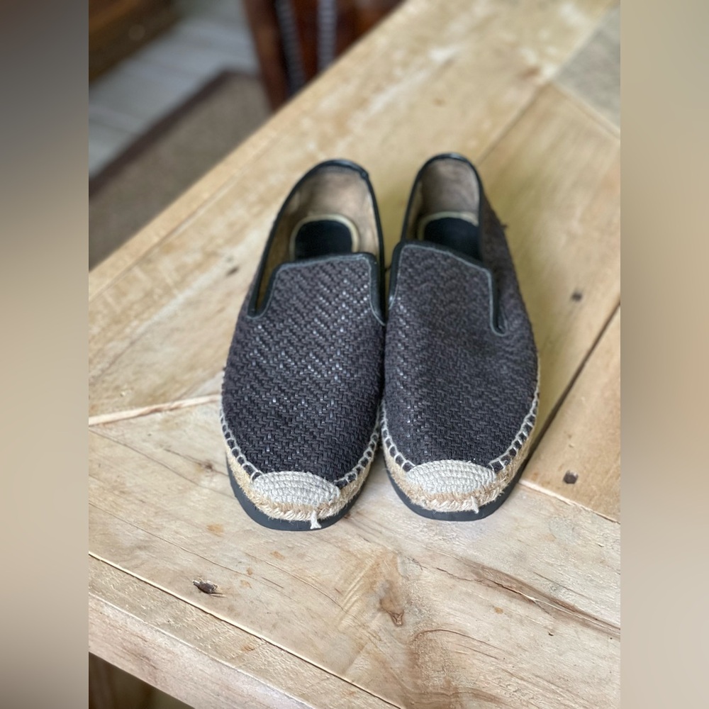 Paloma Barceló size 37 EU black woven espadrilles